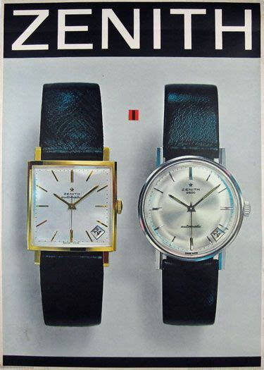 zenith watch origin date.